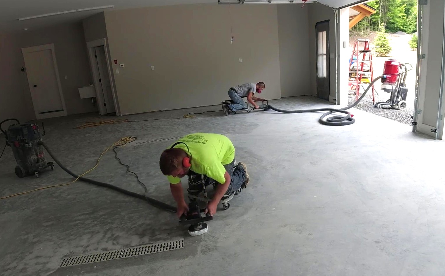 diy epoxy garage floor prep