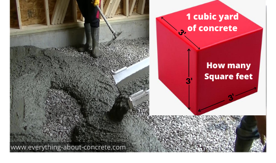 how many square yards does a concrete truck hold